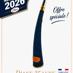 ELLESS - Sans Pavillon 35 cm Gain&eacute;e Bleu "DIANE 35 LUXE" - Embout Magnum - EXCLUSIVITE ELLESS !