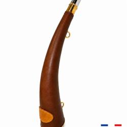 ELLESS - Sans Pavillon 35 cm Gain&eacute;e Marron "DIANE 35 LUXE" - Embout Magnum - EXCLUSIVITE ELLESS !
