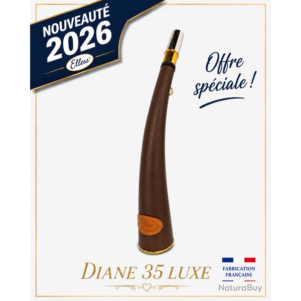 ELLESS - Sans Pavillon 35 cm Gain�e Marron "DIANE 35 LUXE" - Embout Magnum - EXCLUSIVITE ELLESS !
