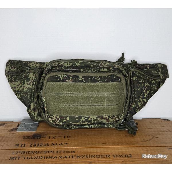 Sac banane tactique type EMR Digital Flora multiples compartiments EDC