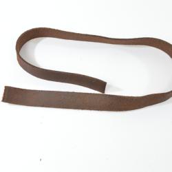 Cuir de jugulaire de casque 52cm x 1,6cm