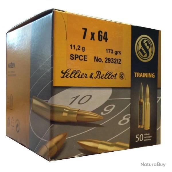 Balles Sellier & Bellot SPCE Sanglier Courant 7x64 x50
