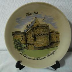 ASSIETTE COLLECTION NANTES LE CHATEAU DES DUCS DE BRETAGNE