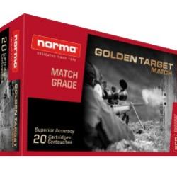 Munitions NORMA cal.308win comp&eacute;tition line golden target 168gr 10.9g par 60