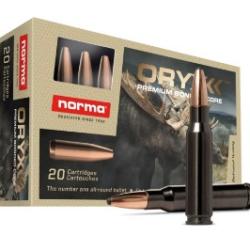 Munitions NORMA cal.308win oryx silencer 165gr 10.7g par 20