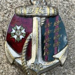 43&deg; R&eacute;giment d'Infanterie Coloniale, 9 palmes,Drago b&eacute;ranger