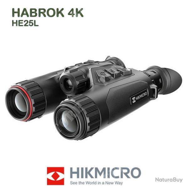 Jumelles HIKMICRO HABROK 4K HE25LN