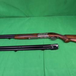 Fusil superpos&eacute; Verney Carron Sagittaire Polynox Classique 12/76 + Canon Becassier 12/70
