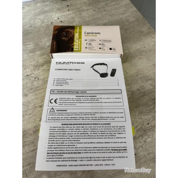 Collier de dressage CANICOM 200 first - complet avec boite