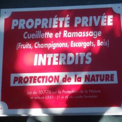 PANCARTE PROPTIETE PRIVEE EN PVC ALVEOLE