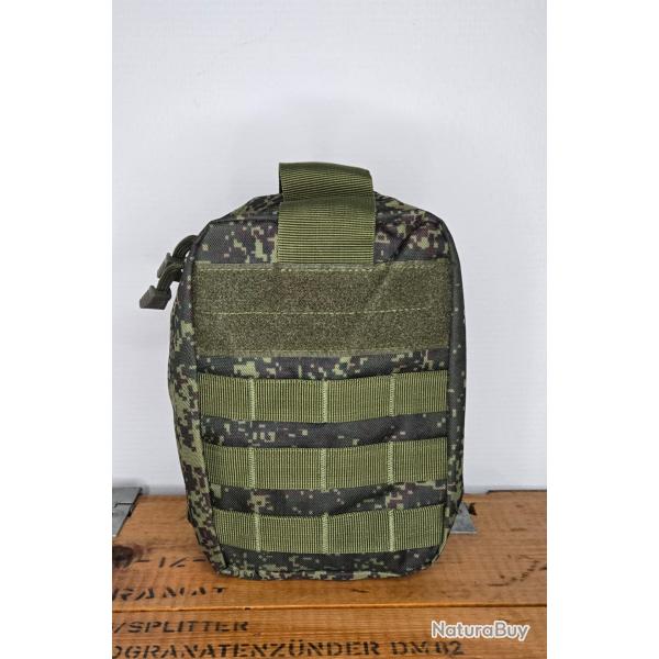 Sac utilitaire tactique type Digital Flora EMR Poche MOLLE multifonction EDC