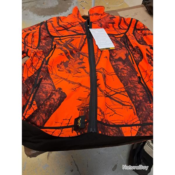 VENTE  FLASH Veste ULTIMATE ACTIV BLAZE  BROWNING -40%