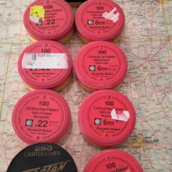 1000 bosquettes 22/6mm