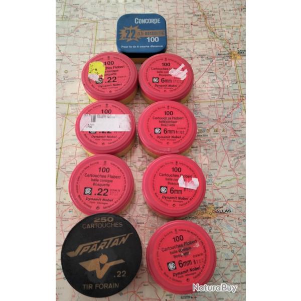 1000 bosquettes 22/6mm