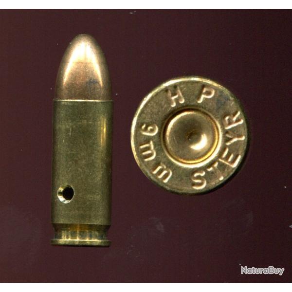 9 mm Steyr Mle 1912 -  HP  - cartouche neutralis�e - plusieurs disponibles