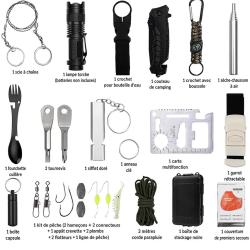 Kit de survie 25 en 1 - Livraison rapide
