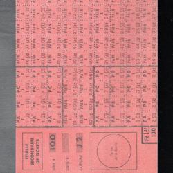 wwII, tickets de rationnement J2 , pain