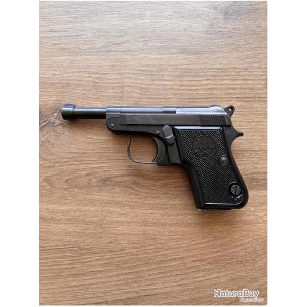 MAGNIFIQUE PISTOLET BERETTA Mod. 950B -Cal 22 Short - CANON BASCULANT