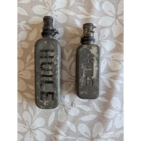 Deux burettes militaires fran�aises- ann�es 50-60