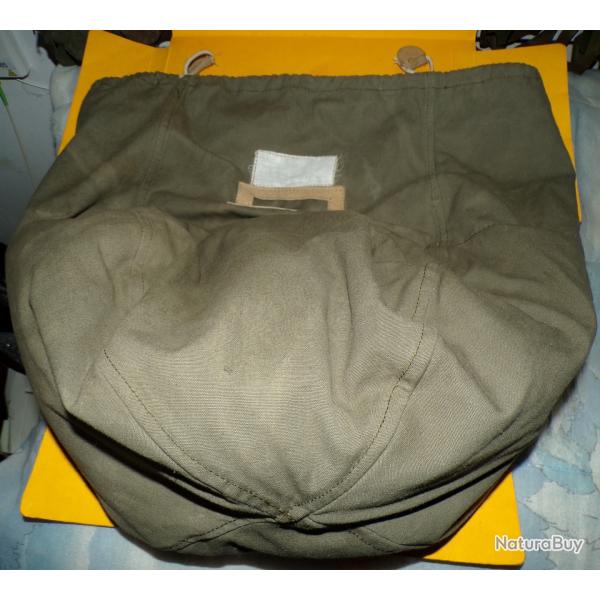 SAC CASQUE ANTICHOC GUENEAU , TYPE 313 1 M1 ,  FABRICATION FRANCAISE  , OCCASION  VOIR PHOTOS  . POU