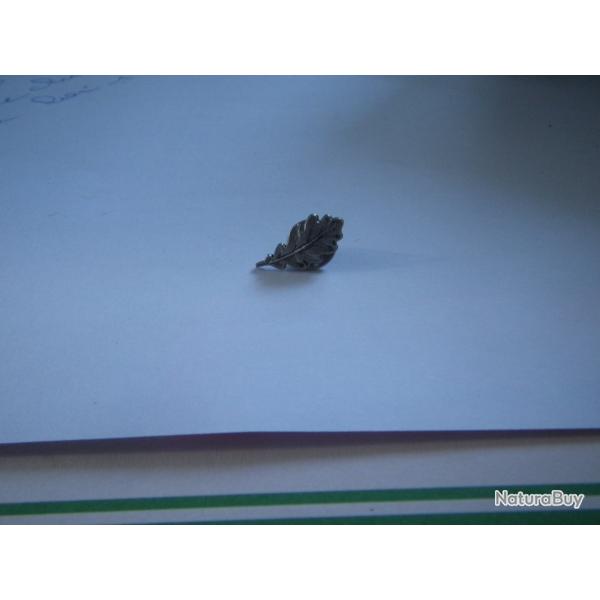 BROCHE DE CHASSE FEUILLE DE CHENE