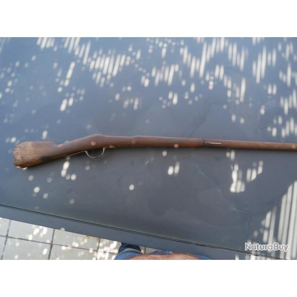 Crosse de fusil GRAS 1874, partie avant parfaite pour pratiquer une enture