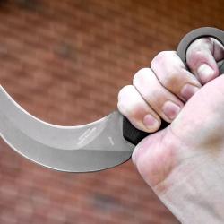 Couteau Karambit Schrade Shasta McNasty Lame Acier 8Cr13MoV Manche & Etui