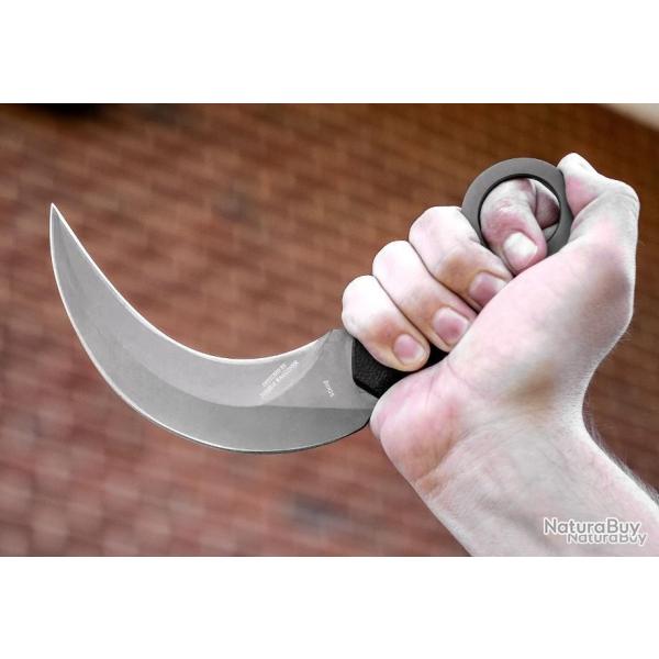 Couteau Karambit Schrade Shasta McNasty Lame Acier 8Cr13MoV Manche & Etui