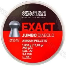 Plombs JSB Exact Diabolo Jumbo 5.5 mm 15.89 grain