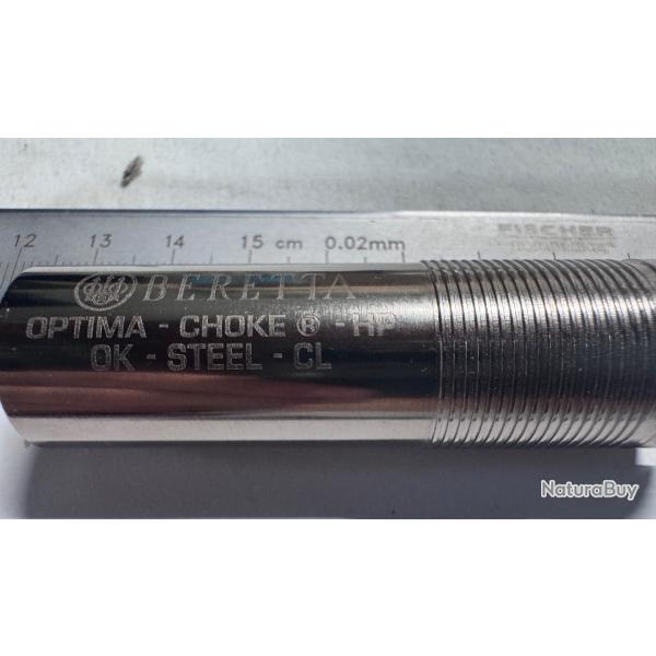 Choke Beretta Optima-Choke HP Cal. 12 Cylindrique (CL / 0/10) 18.60 - OK STEEL - Neuf