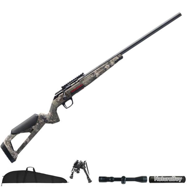 Wahoo Kermesse ! Carabine Winchester Xpert Strata Filet� Compo Gris - Cal. 22LR / Pack Tir