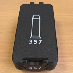 Bo&icirc;te de stockage de munitions .357 Magnum / .38 Special - 50 cartouches