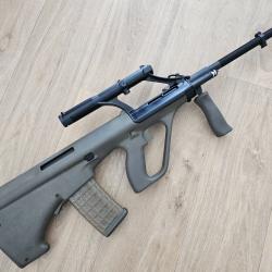 Steyr AUG SA (AUG A1 civil) 222 Rem en excellent &eacute;tat, peu utilis&eacute;