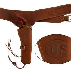 Ceinturon Union state - 110 cm - Marquage US + holster