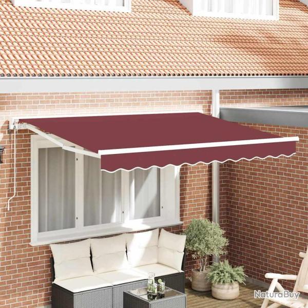 Cadre d'auvent Bordeaux 250 x 200 cm