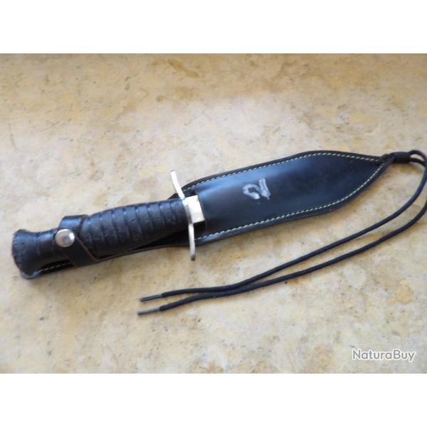 marquage couteau "VOLANT"dague para commando de chasse guerre Alg�rie achat foyer ou armurerie 2