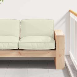 Coussin Cr&egrave;me 80 x 80 x 12 cm Tissu Oxford