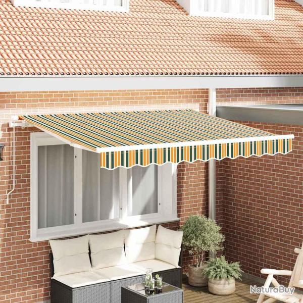Toile de rechange pour auvent Vert et jaune 280 x 245 cm