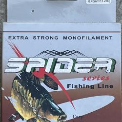 FIL DE PECHE NOIR POUR CARPE 0,40 mm  13,25 kg