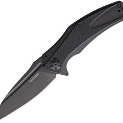 Couteau Kershaw Natrix XL Sub-Frame Lock Lame Acier 8Cr13MoV Manche G10 Noir KS7008BLK
