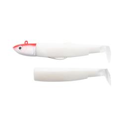 Combo Fiiish Black Minnow 160 + Tete Plombee Deep 90g 16cm 2 corps + 1 TP White - Red Head