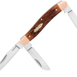 Couteau Kershaw Brandywine Folder Lames Acier D2 Manche Os Jasp&eacute; Marron Mitres Cuivre KS4382BJB