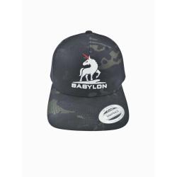 Casquette Babylon Fishing Camou Orange Camouflage