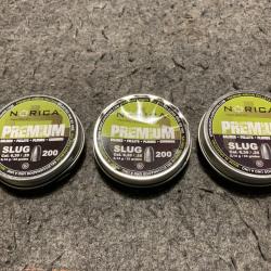 Lot de 3 boites soit 600 plombs Norica cal 6.35mm poids 2.14g / 33 grains lot5