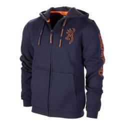 Soldes ! Sweat Browning Zip Snapshot Blue