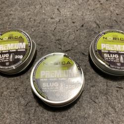 Lot de 3 boites soit 600 plombs Norica cal 6.35mm poids 2.14g / 33 grains lot6