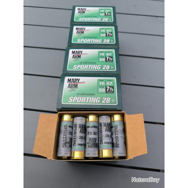 125 cartouches cal 16 1� sans prix de r�serve!