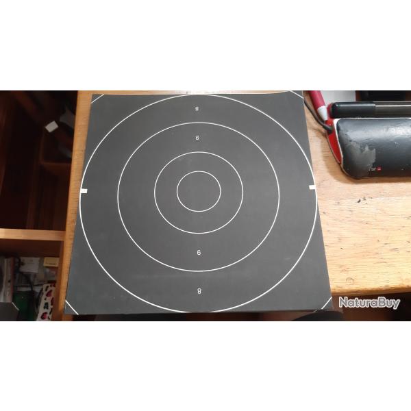 Cible carton centre cible TAR vitesse militaire ou ISSF