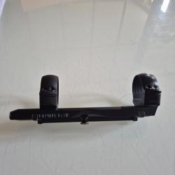 Adaptateur pour embase Dentler Basis &reg; Simple ou Vario avec colliers en Alu Dural de 30 mm H = 6,5 m