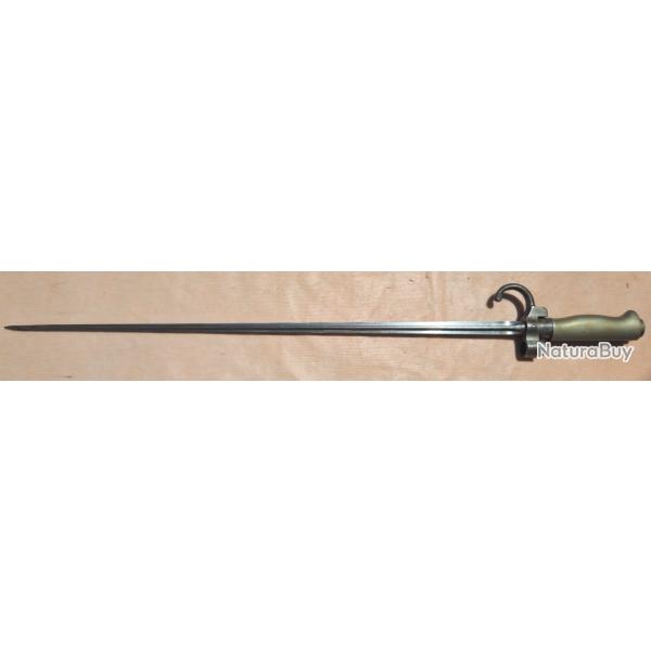 B5) �p�e-ba�onnette Mod�le 1886 dite "Rosalie" 2�me type � soie longue